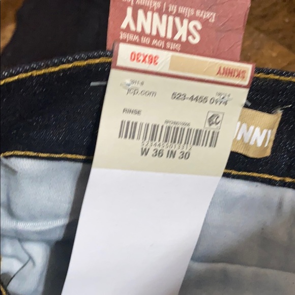 Arizona jeans size 36x30 new with tag dark wash - Picture 3 of 5